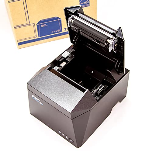 Star Micronics TSP143IV TSP143III TSP100III Ethernet(LAN) Thermal Receipt Printer with CloudPRNT,Android Open Accessory (AOA) and USB Cable Connectivity,250mm/sec Print Speed,203 dpi, Grey - YKGAV