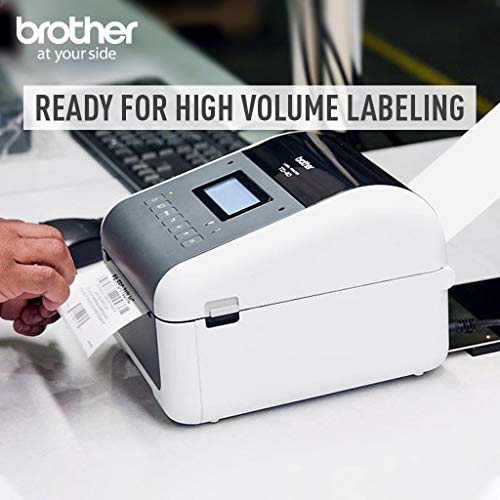 Brother TD-4550DNWB Desktop Direct Thermal Printer - Monochrome - Label Print - Ethernet - USB - Serial - Bluetooth