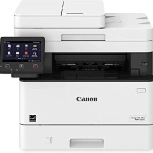 Canon imageCLASS MF455dw All-in-One Wireless Monochrome Laser Printer, White - Print Scan Copy Fax - 40 ppm, 600 x 600 dpi, 1GB Memory, Auto 2-Sided Printing, 8.5x14 Legal, 5" Touch Panel, Ethernet