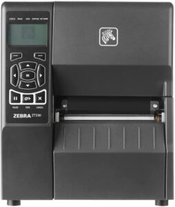 zebra zt230 thermal transfer and direct thermal industrial label printer with ethernet, serial, usb connectivity – 4″ print width, 203 dpi, 6 ips, monochrome barcode – zt23042-t, jttands