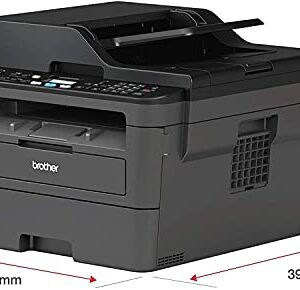 Brother L-2710DW Series Compact Monochrome All-in-One Laser Printer I Print Copy Scan Fax I Wirless I Mobile Printing I Auto 2-Sided Printing I ADF I 32 ppm I ADF + Printer Cable