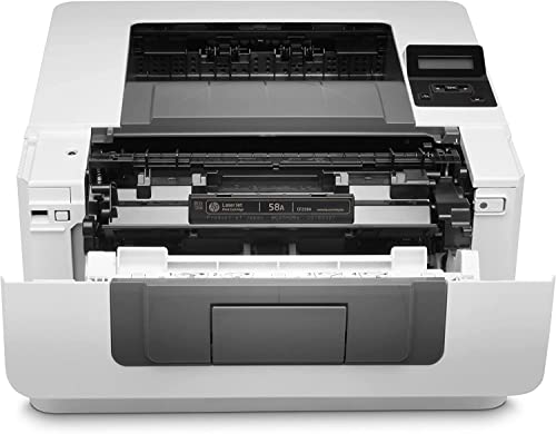 HP Laserjet Pro M404n Single-Function Wired Monochrome Laser Printer, White - Print only - 40 ppm, 4800 x 600 dpi, 256MB Memory, 8.5 x 14, Ethernet, Cbmou Printer_Cable