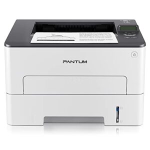 pantum monochrome laser printer black and white laser printer wireless small computer printer with auto duplex 2-sided printer home use with mobile printing and school student, 30ppm p3012dw