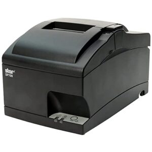 Star Micronics SP742ME Ethernet Monochrome Impact Kitchen Receipt Printer for Restaurant Order Coupo and Tickets, Gray - Compatible with Square and Clover, Auto Cutter, Internal Power Supply - JTTANDS