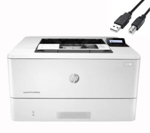 m404dn – all-in-one laser-jet printer with 6 ft printer cable