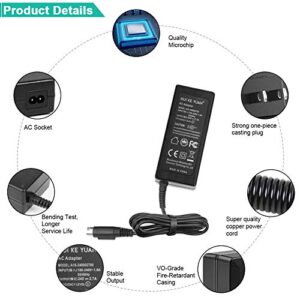 HKY 24v (3-pin) Ac Dc Adapter Compatible with Epson POS Thermal POS ReadyPrint Thermal Receipt Printer (C31CD52062) Replacement Switching Power Supply Cord Charger