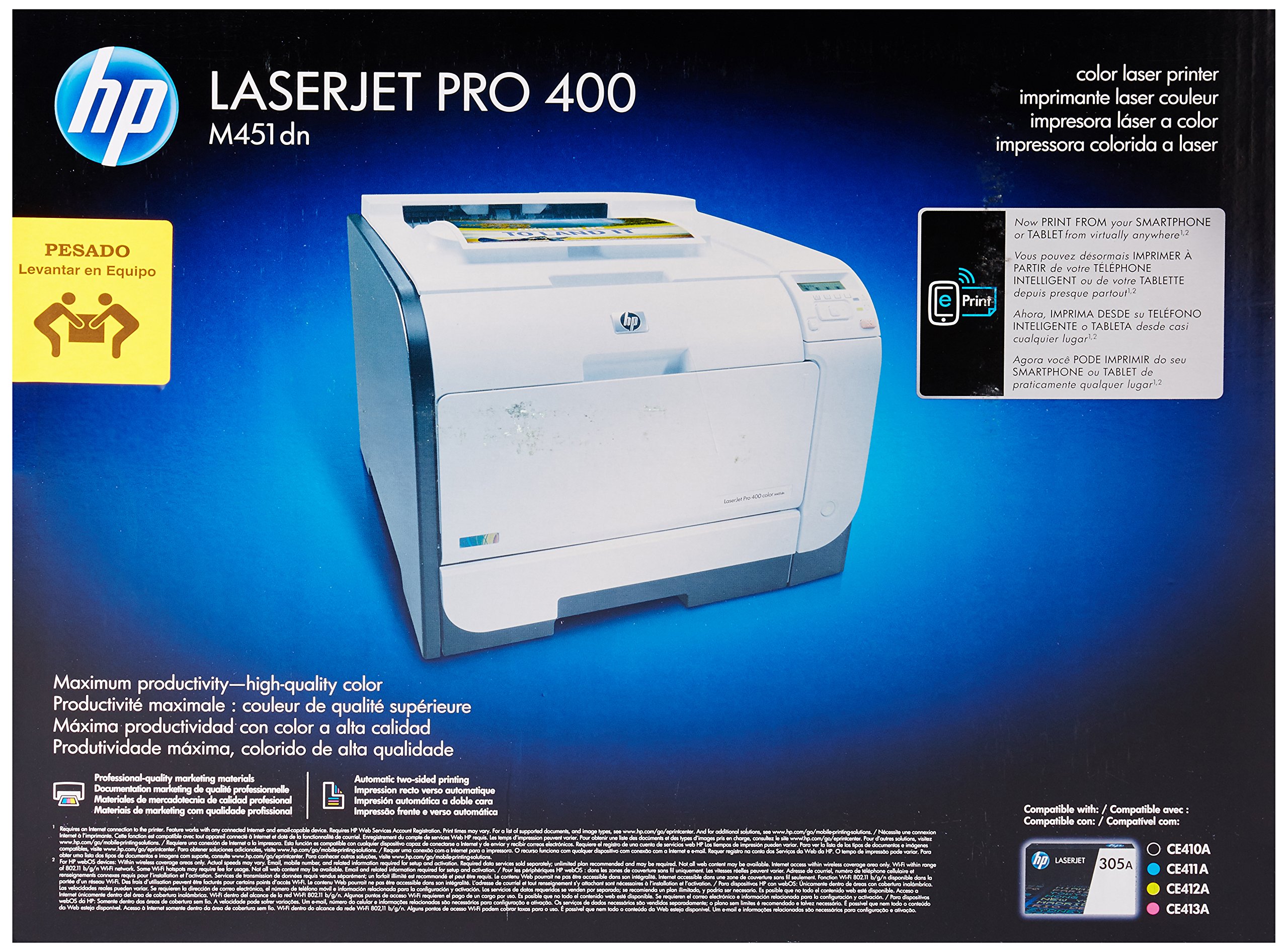 HP LaserJet Pro 400 color Printer (M451dn)