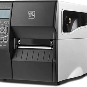 ZEBRA ZT230 300 dpi Thermal Transfer and Direct Thermal Industrial Label Printer - Ethernet, Serial and USB Connectivity - 4" Print Width, 6 IPS - ZT23043-T01200FZ, JTTANDS Printer_Cable