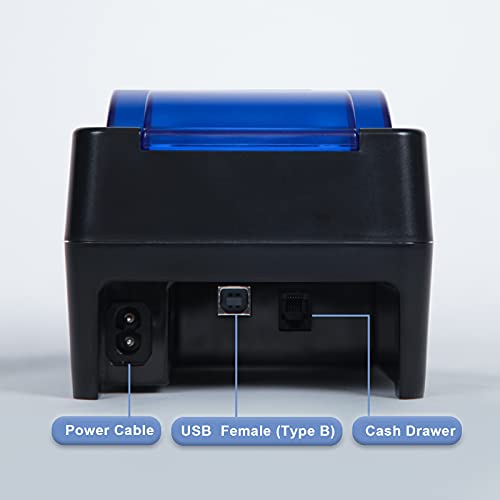 RIBAO Thermal POS Printer Receipt Printer Connect BC-55 BC-40 BCS-160 Mixed Bill Money Counter 58mm USB Cash Drawer Interface NOT for Square