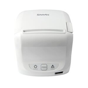 SAM4s GIANT100 Compact 3" Thermal POS Printer USB Serial Ethernet, Splash Cover Included, White