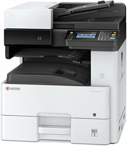 kyocera 1102p22us0 model ecosys m4125idn monochrome a3 mfp multi-function laser printer (print/scan/copy/fax), 25 ppm b&w, resolution 600 x 600 dpi up to fine 1200 x 1200 dpi, duplex, hypas capable