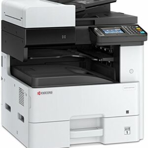 Kyocera 1102P22US0 Model ECOSYS M4125idn Monochrome A3 MFP Multi-Function Laser Printer (Print/Scan/Copy/Fax), 25 ppm B&W, Resolution 600 x 600 dpi Up To Fine 1200 x 1200 dpi, Duplex, HyPAS Capable