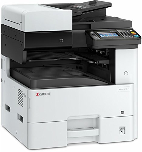 Kyocera 1102P22US0 Model ECOSYS M4125idn Monochrome A3 MFP Multi-Function Laser Printer (Print/Scan/Copy/Fax), 25 ppm B&W, Resolution 600 x 600 dpi Up To Fine 1200 x 1200 dpi, Duplex, HyPAS Capable