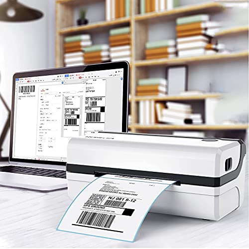 Rongta High Speed 4x6 Shipping Label Printer Commercial Thermal Postage Barcode Printers Compatible with Windows & MAC for Office Home Ebay, Amazon, FedEx, Shopify, RP420 White