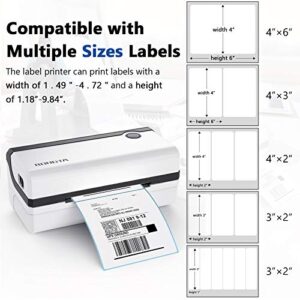 Rongta High Speed 4x6 Shipping Label Printer Commercial Thermal Postage Barcode Printers Compatible with Windows & MAC for Office Home Ebay, Amazon, FedEx, Shopify, RP420 White