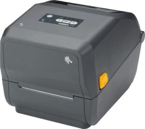 zebra zd421 thermal transfer desktop printer 203 dpi print width 4-inch usb ethernet zd4a042-301e00ez | includes jetset label software