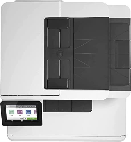 HP Laserjet Pro M479fdw All-in-One Wireless Color Laser Printer, White - Print Scan Copy Fax - 28 ppm, 600x600 dpi, 50-Sheet ADF, Auto Duplex Printing, Ethernet, Cbmou Printer＿Cable