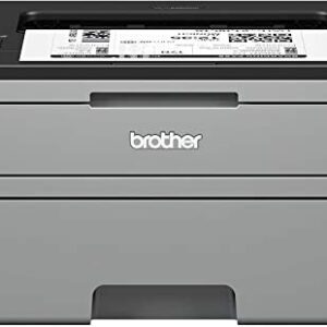 Brother HL-L23 50DW Series Compact Wireless Monochrome Laser Printer - Mobile Printing - Auto Duplex Printing - Up to 32 Pages/min - Up to 250 Sheet Paper - 1-line LCD Display + USB-C Adapter