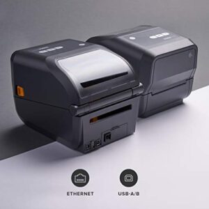 ZEBRA ZD420t Thermal Transfer Desktop Printer 203 dpi Print Width 4 in Bluetooth Ethernet USB ZD42042-T01E00EZ