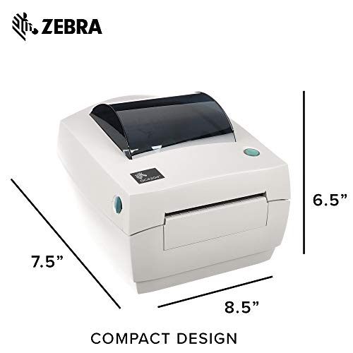 ZEBRA GC420d Direct Thermal Desktop Printer Print Width of 4 in USB Serial and Parallel Port Connectivity GC420-200510-000