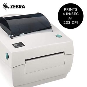 ZEBRA GC420d Direct Thermal Desktop Printer Print Width of 4 in USB Serial and Parallel Port Connectivity GC420-200510-000