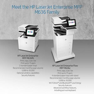 HP LaserJet Enterprise MFP M636fh Monochrome All-in-One Printer with built-in Ethernet & 2-sided printing (7PT00A)