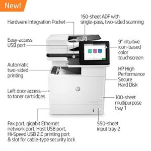 HP LaserJet Enterprise MFP M636fh Monochrome All-in-One Printer with built-in Ethernet & 2-sided printing (7PT00A)