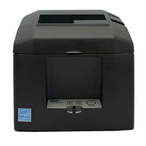 Star Micronics TSP654II (TSP650II Series) Ethernet Thermal Receipt Printer, Black - Ethernet Connectivity, 11.8 IPS, 203 dpi, 3.15" Max Print Width, Auto Cutter - YKGAV