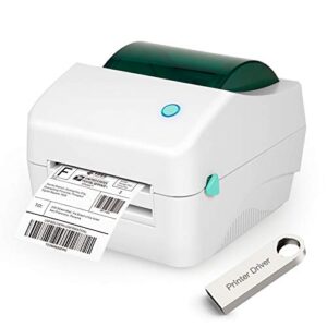 fangtek shipping label printer – direct thermal high speed printer – compatible with amazon, ebay, etsy, shopify – 4×6 label printer & multifunctional printing