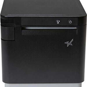 Star Micronics mC-Print3 3-inch Ethernet (LAN) / USB Thermal POS Printer with CloudPRNT, Cutter, and External Power Supply - Black