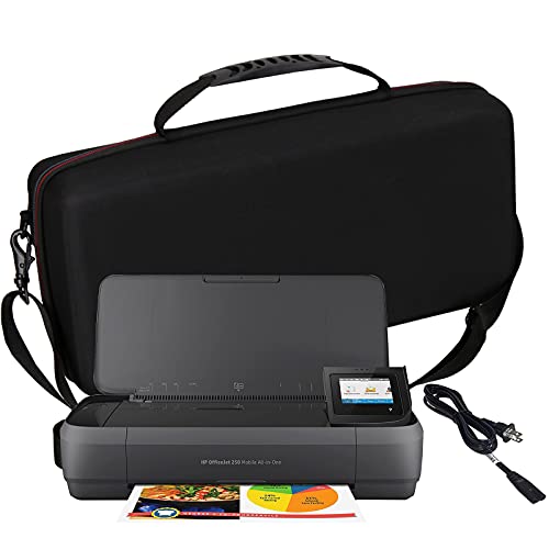 Mchoi Hard Portable Case Compatible with HP OfficeJet Wireless 250 All-in-One Portable Printer CZ992A,CASE ONLY