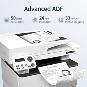 Pantum M7102DW Monochrome Wireless All-in-one ADF Multifunction Laser Printer, Auto Duplex, Copy＆Scan(W5G63B)