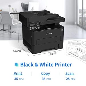 Pantum Laser Printer All in One Laser Printer Scanner Copier, Black White Printer Wirelessly Printer at 35PPM, M7102DW(V4T56A)