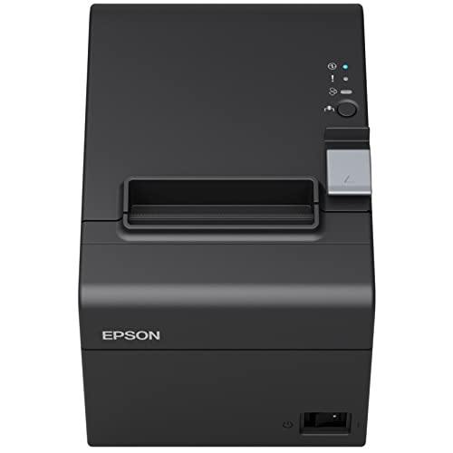 Epson TM-T20III Thermal POS Receipt Printer, Black - USB Type B, Parallel Interfaces and DK Port - Print Speeds Up to 250mm/sec, 203 dpi, Auto-Cutter, Monochrome, DAODYANG Printer_Cable