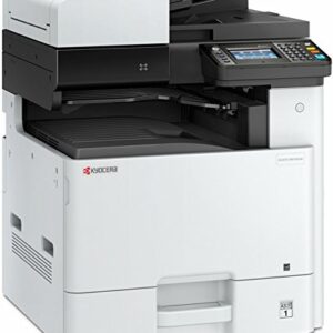 Kyocera 1102P42US0 Model ECOSYS M8124cidn Color A3 MFP Multi-Function Laser Printer (Print/Scan/Copy/Fax), 24 ppm Color, Resolution 600 x 600 dpi Up To Fine 1200 x 1200 dpi, Duplex, HyPAS Capable