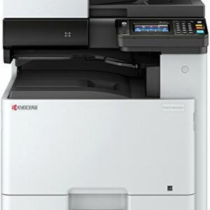 Kyocera 1102P42US0 Model ECOSYS M8124cidn Color A3 MFP Multi-Function Laser Printer (Print/Scan/Copy/Fax), 24 ppm Color, Resolution 600 x 600 dpi Up To Fine 1200 x 1200 dpi, Duplex, HyPAS Capable