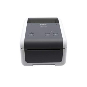 brother td4420dn 4-inch thermal desktop barcode and label printer, 203 dpi, 8 ips, standard usb and serial, ethernet lan