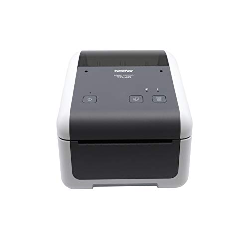 Brother TD4420DN 4-inch Thermal Desktop Barcode and Label Printer, 203 dpi, 8 IPS, Standard USB and Serial, Ethernet LAN