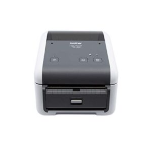 Brother TD4420DN 4-inch Thermal Desktop Barcode and Label Printer, 203 dpi, 8 IPS, Standard USB and Serial, Ethernet LAN