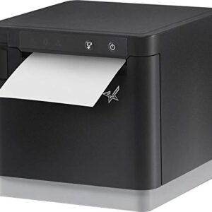 Star Micronics mC-Print3 3-inch, Ethernet (LAN), USB, Lightning Thermal POS Printer with CloudPRNT, Peripheral Hub, Cutter, and External Power Supply - Black