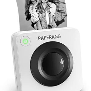 paperang P3 Portable Printer, 300 DPI Thermal Label Printer, Wireless Bluetooth Printer, Supports 3-Inch (80mm) Inkless Printing for Labels, Stickers, Images, QR Codes, and More - White