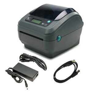 zebra gx420d direct thermal only desktop monochrome wireless barcode label printer – wifi, usb and serial connectivity, 203 dpi, 4.09″ max print width – jttands