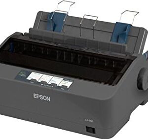 Epson C11CC24001 LX-350 Dot Matrix Printer - 9 pin - Up to 347 char/sec - Parallel/Serial/USB