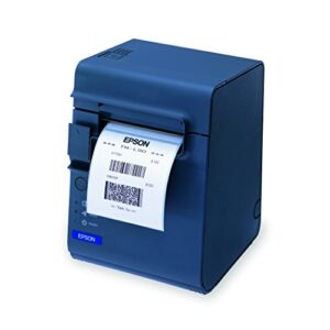 epson c31c412a7891 tm-l90-662 plus thermal label printer for linerless media, 80/58/40mm spacer, serial/usb interface, with power supply, dark gray