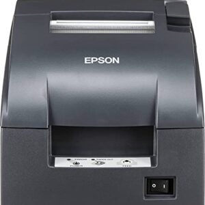 Epson TM-U220B Dot Matrix Compact POS Impact Receipt and Kitchen Label Printer - USB, Ethernet and DK Port Connectivity - Print Speeds up to 6.0 lps, 4 Lines Per Second, Auto-Cutter, DAODYANG