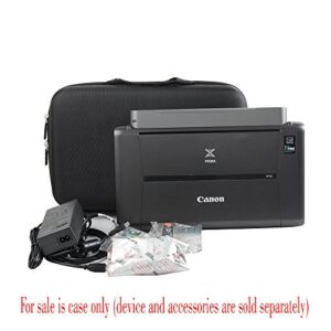 adada Hard Travel Case Fits Canon PIXMA TR150 / iP110 Wireless Mobile Printer with Battery Attached