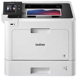 Brother Business Color Laser Printer, HL-L8360CDW, Wireless Printing, Mobile Cloud Printing, 2.7" LCD, Auto 2-Sided Printing, Speed Up to 33ppm, Ethernet, NFC Connectivity, White, BROAGE printer cable