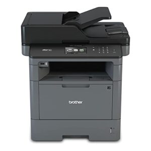 brother mfc-l5705dw all-in-one wireless monochrome laser printer, print&copy&scan&fax, 42ppm, 1200x1200dpi, 3.7” color touchscreen display, duplex printing, 50-sheet adf, lanbertent printer cable