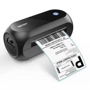 iDPRT Shipping Label Printer, 4×6 Thermal Label Printer for Shipping Packages, Desktop Label Maker w/HD & High-Speed Printing, Compatible with UPS, USPS, Shopify, Amazon, Ebay