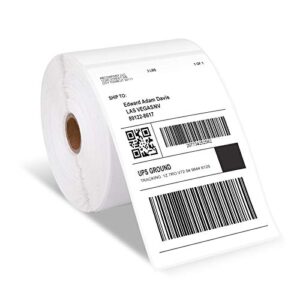thermal labels 4×6 shipping printer label paper for shipping packages, sticker paper direct thermal printer labels 4 x6 compatible with rollo, munbyn, phomemo and most thermal printer, 250-pack